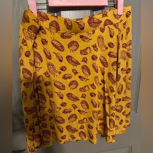 Mustard colored skirt